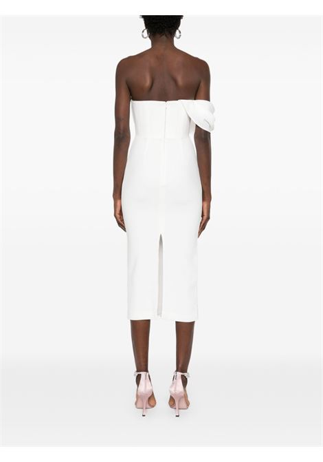 White crepe corset midi dress Alex perry - women ALEX PERRY | D1424WHT